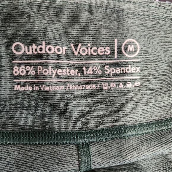 Outdoor Voices Warmup 3/4 Legging Hunter Green Medium - Picture 7 of 7